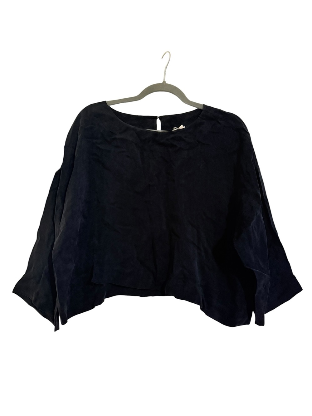 Beyond Nine Black Cupro Lily Top NWT Size Medium
